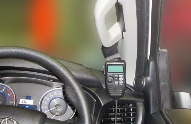 Toyota Hilux 2015+ UHF Mic Handset Mount